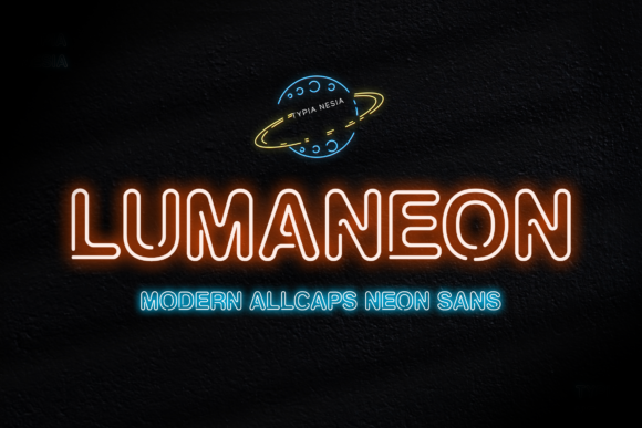 Lumaneon: A Bold Display Font for Modern Designers