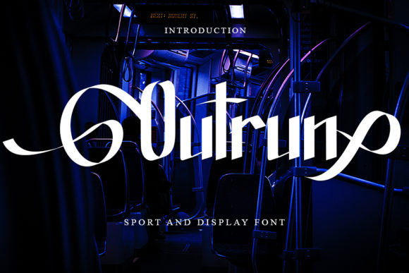 Outrun: A Display Font with Instant Visual Impact