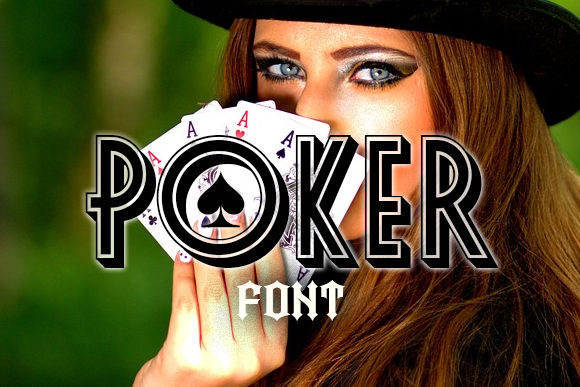 Poker: A Modern Display Font for Bold Visual Statements