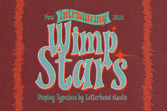 Wimp Stars: A Retro Display Font with Modern Edge
