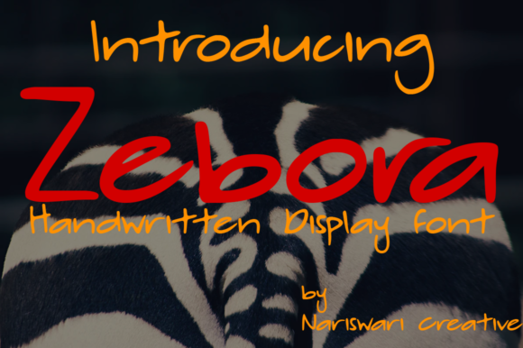 Zebora: A Modern Display Font for Effortless Design